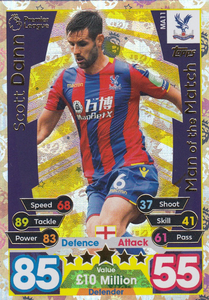 EX-MA11. SCOTT DANN - CRYSTAL PALACE - MAN OF THE MATCH