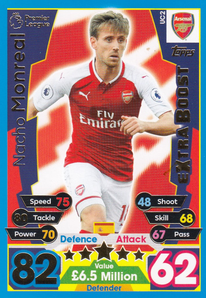 EX-UC02. NACHO MONREAL - ARSENAL - EXTRA BOOST