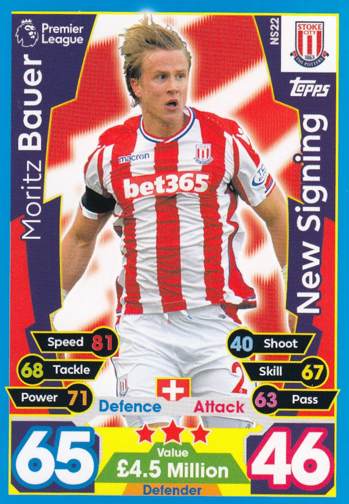 EX-NS22. MORITZ BAUER - STOKE - NEW SIGNING