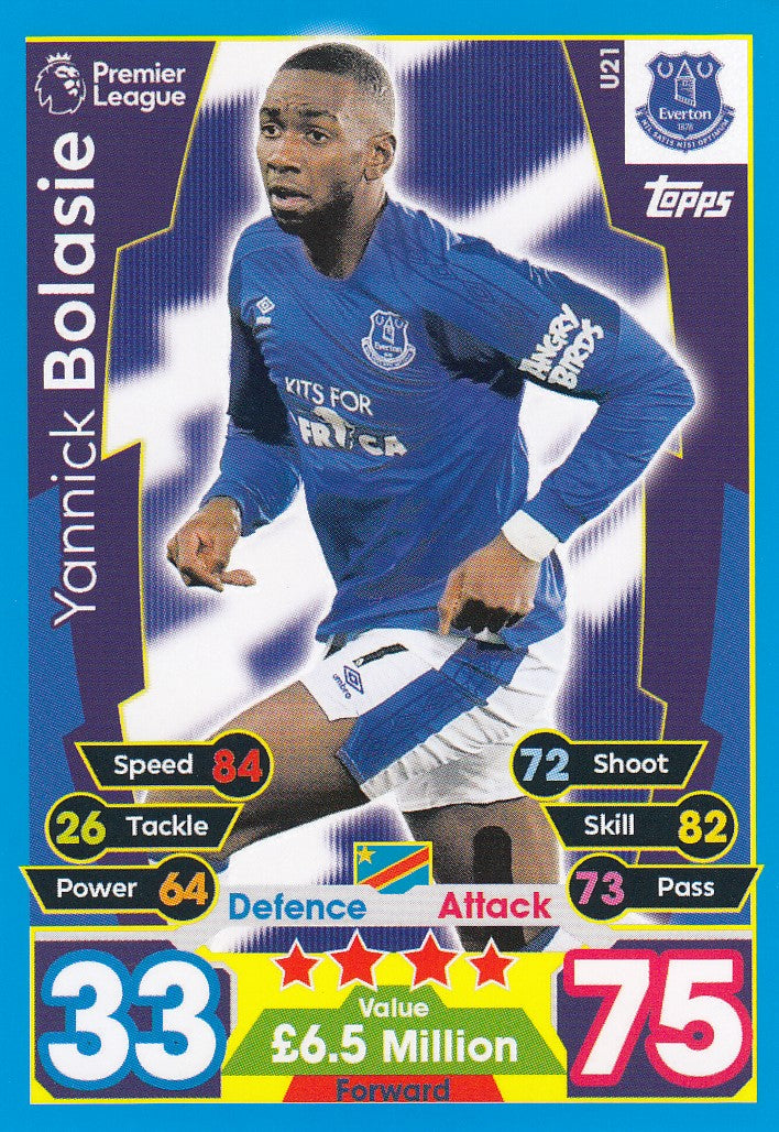 EX-U21. YANNICK BOLASIE - EVERTON