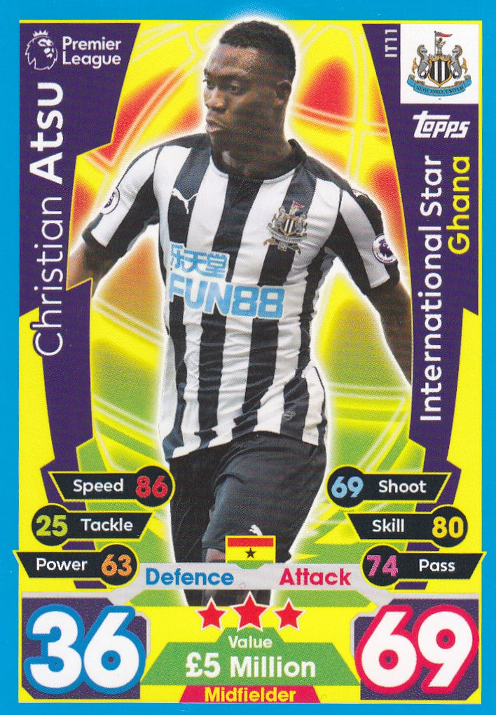 EX-IT11. CHRISTIAN ATSU - NEWCASTLE - INTERNATIONAL STAR - GHANA