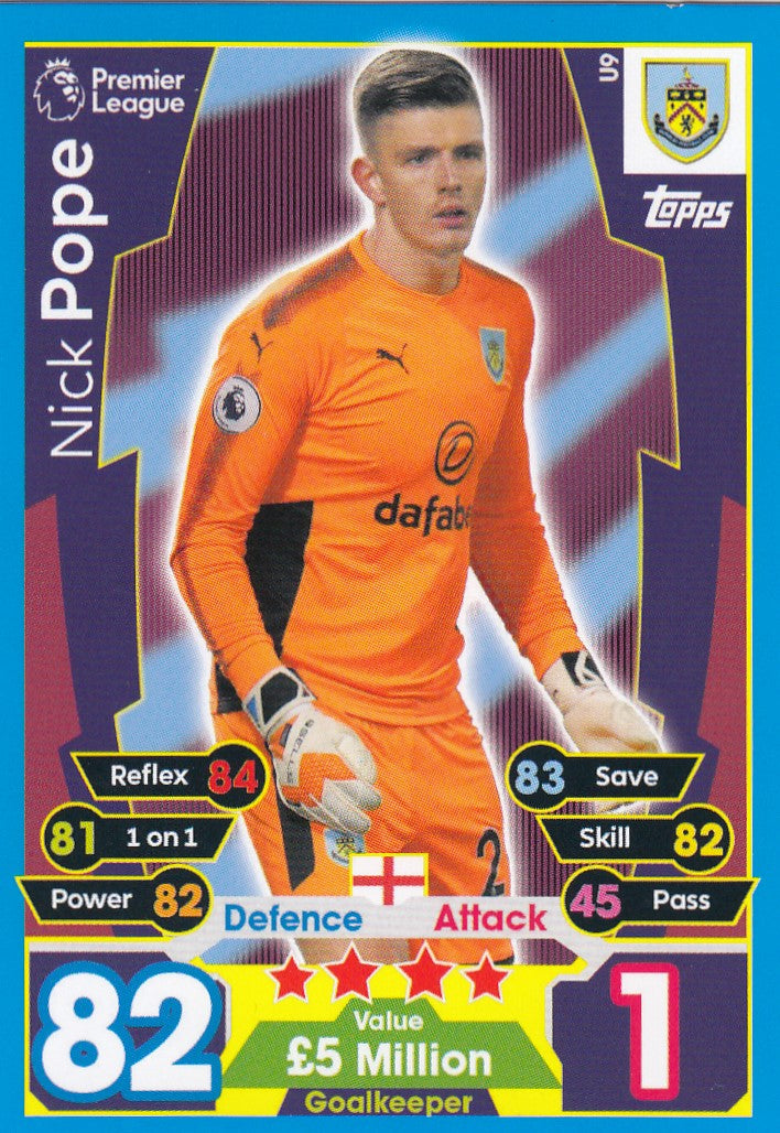 EX-U09. NICK POPE - BURNLEY