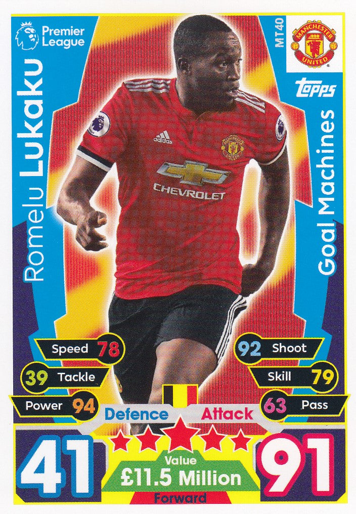 EX-MT40. ROMELU LUKAKU - MANCHESTER UNITED - GOAL MACHINES