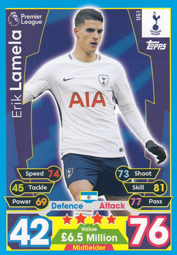 EX-U51. ERIK LAMELA - TOTTENHAM