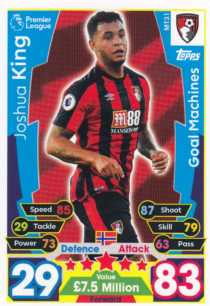 EX-MT31. JOSHUA KING - AFC BOURNEMOUTH - GOAL MACHINES