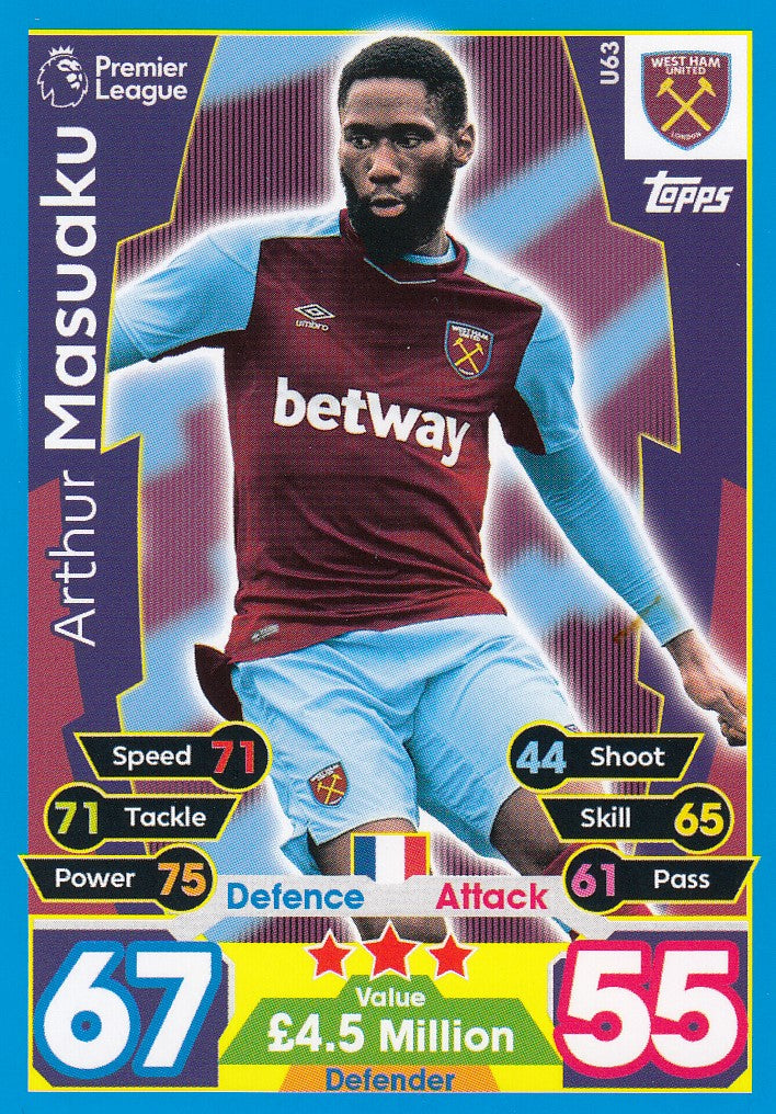 EX-U63. ARTHUR MASUAKU - WEST HAM