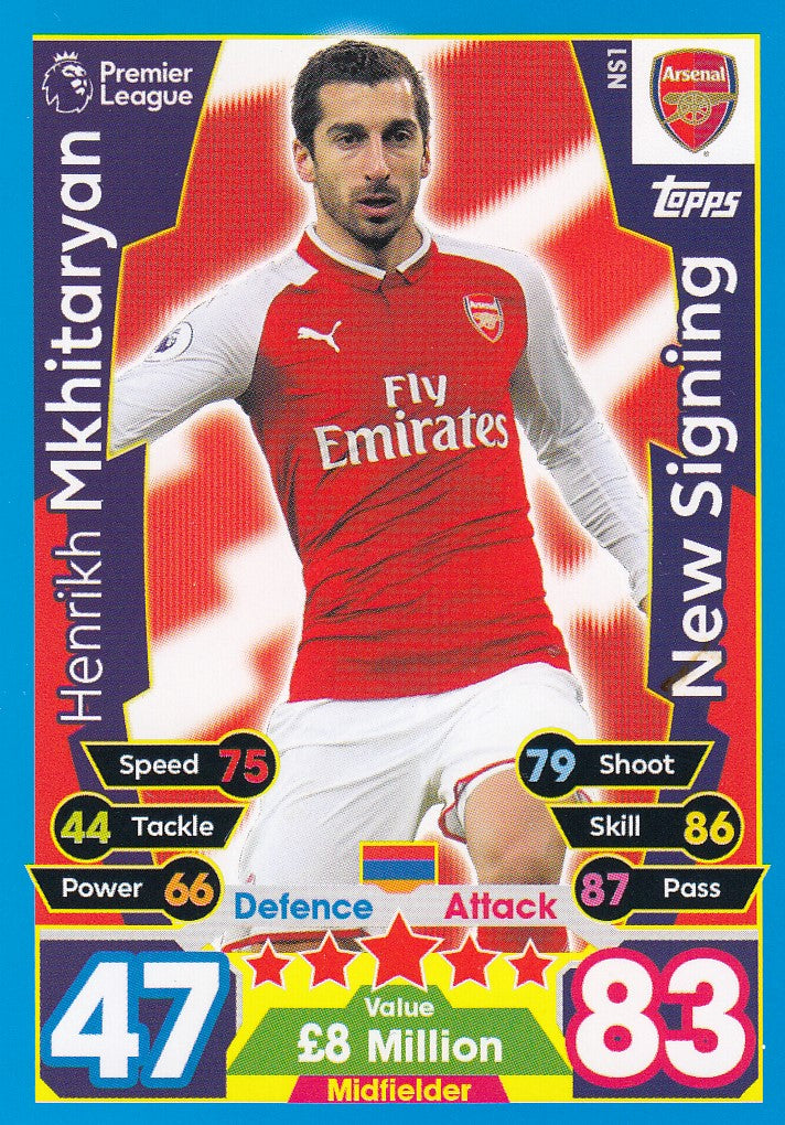 EX-NS01. HENRIKH MKHITARYAN - ARSENAL - NEW SIGNING
