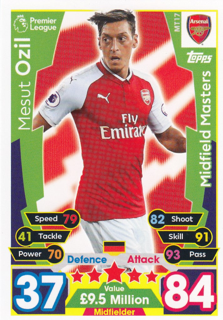 EX-MT17. MESUT OZIL - ARSENAL - MIDFIELD MASTERS