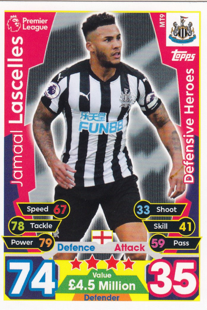 EX-MT09. JAMAAL LASCELLES - NEWCASTLE - DEFENSIVE HEROES