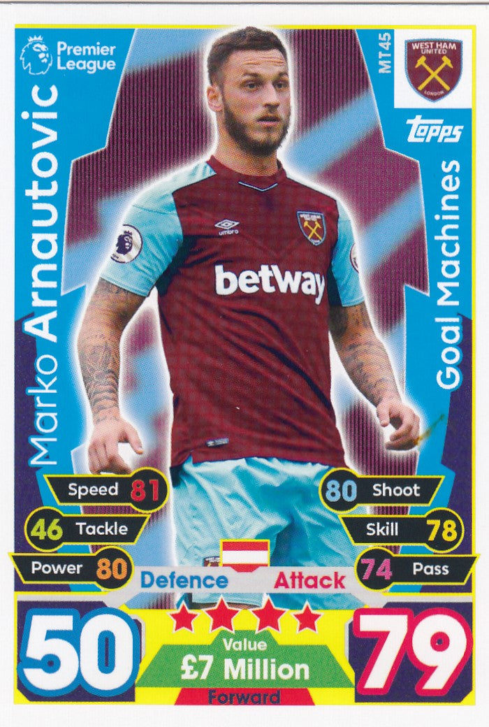 EX-MT45. MARKO ARNAUTOVIC - WEST HAM - GOAL MACHINES