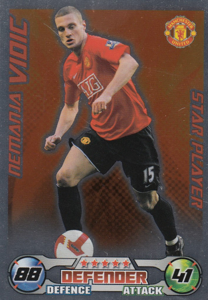 197. NEMANJA VIDIC - MANCHESTER UNITED - STAR PLAYER