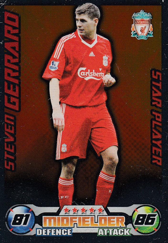 161. STEVEN GERRARD - LIVERPOOL - STAR PLAYER