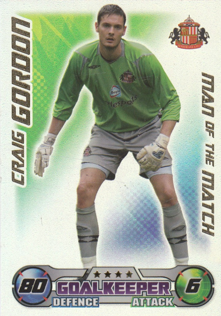 MOM046. CRAIG GORDON - SUNDERLAND - MAN OF THE MATCH