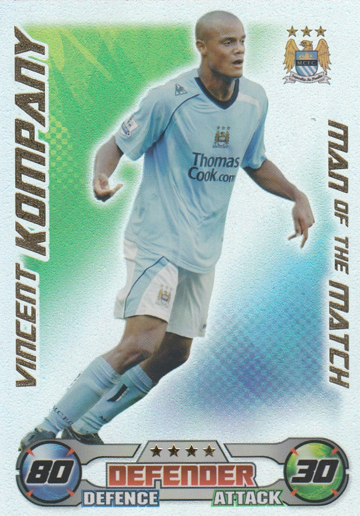 MOM028. VINCENT KOMPANY - MANCHESTER CITY - MAN OF THE MATCH