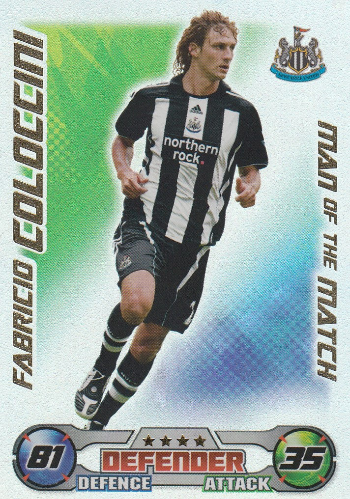 MOM037. FABRICIO COLOCCINI - NEWCASTLE - MAN OF THE MATCH