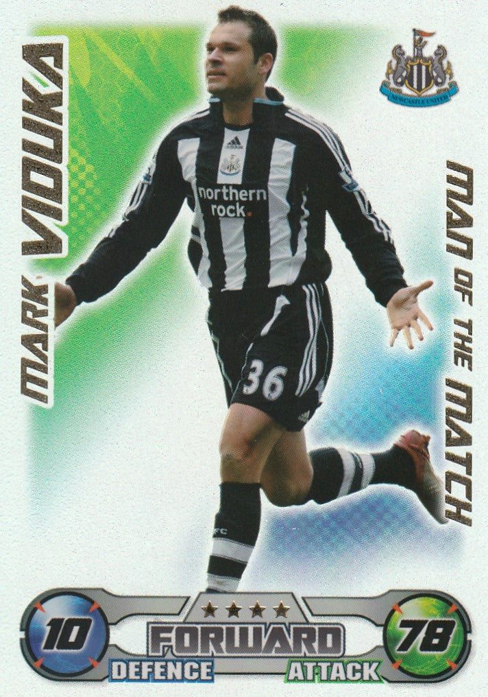 MOM038. MARK VIDUKA - NEWCASTLE - MAN OF THE MATCH