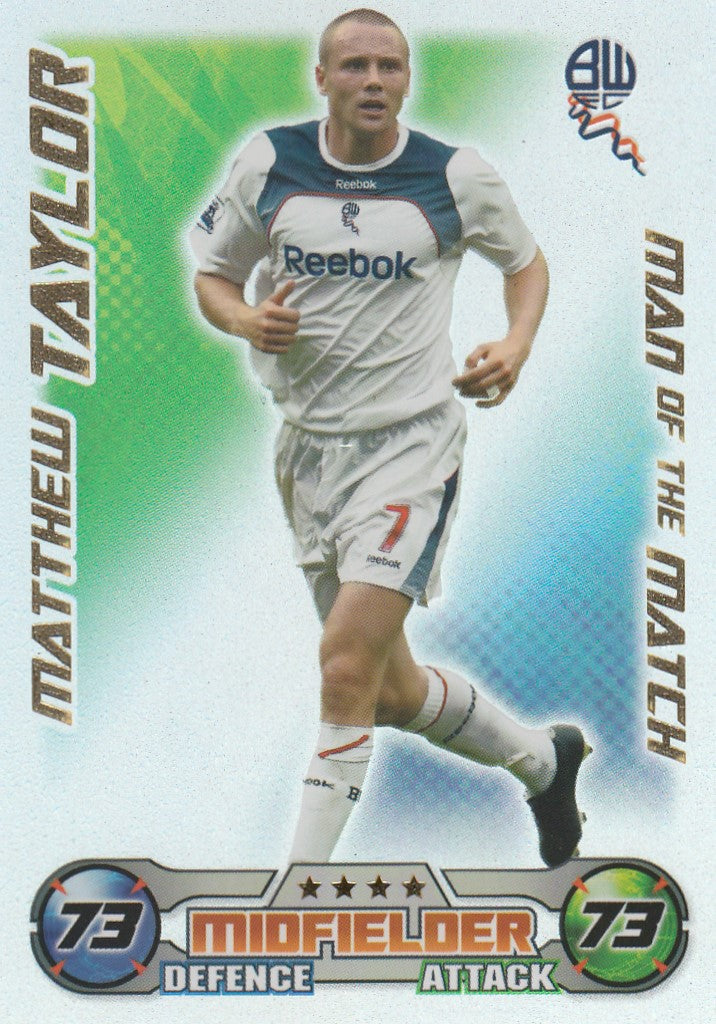MOM011. MATTHEW TAYLOR - BOLTON - MAN OF THE MATCH