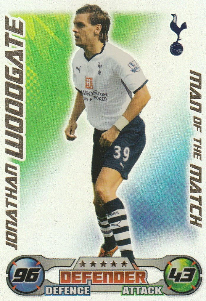 MOM049. JONATHAN WOODGATE - TOTTENHAM - MAN OF THE MATCH