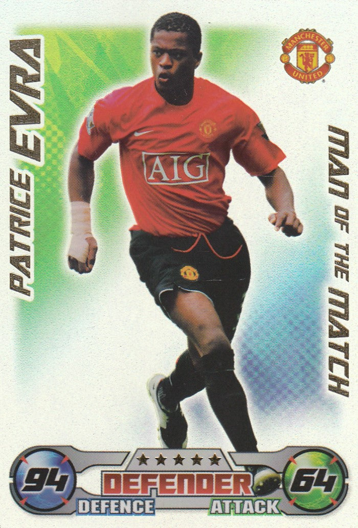 MOM031. PATRICE EVRA - MANCHESTER UNITED - MAN OF THE MATCH