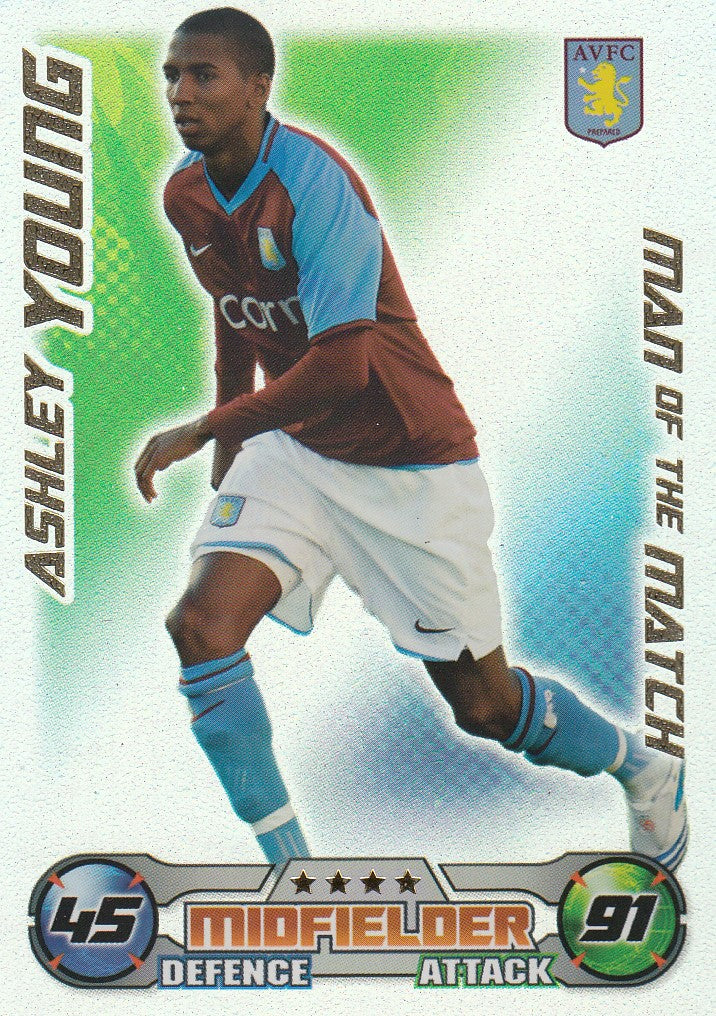MOM005. ASHLEY YOUNG - ASTON VILLA - MAN OF THE MATCH