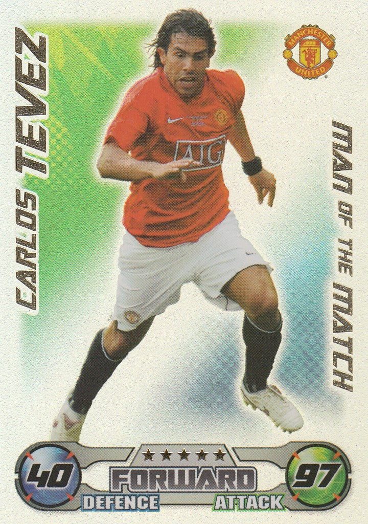 MOM032. CARLOS TEVEZ - MANCHESTER UNITED - MAN OF THE MATCH