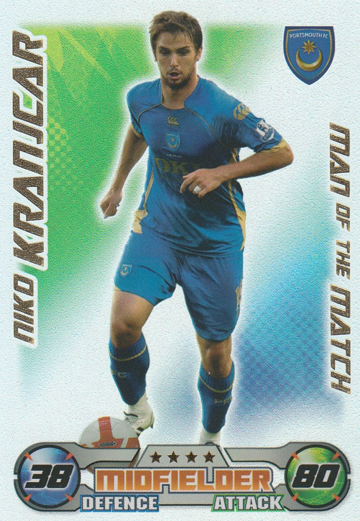 MOM041. NIKO KRANJCAR - PORTSMOUTH - MAN OF THE MATCH