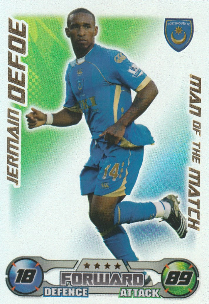 MOM042. JERMAIN DEFOE - PORTSMOUTH - MAN OF THE MATCH