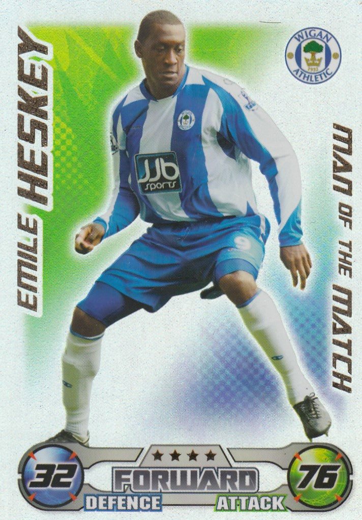 MOM060. EMILE HESKEY - WIGAN - MAN OF THE MATCH