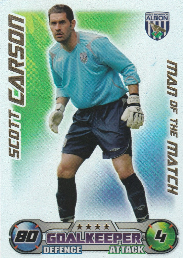 MOM052. SCOTT CARSON - WEST BROMWICH - MAN OF THE MATCH