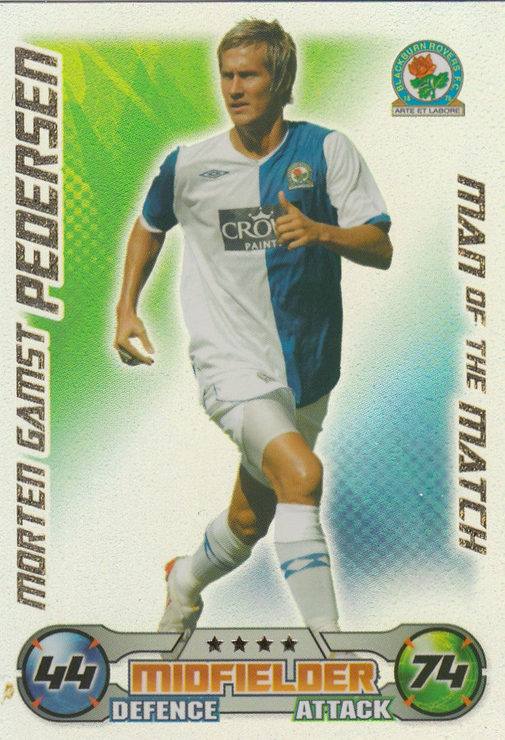 MOM007. MORTEN GAMST PEDERSEN - BLACKBURN - MAN OF THE MATCH