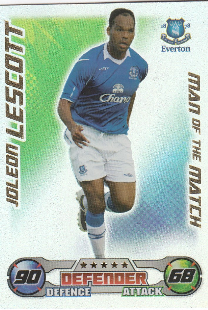 MOM016. JOLEON LESCOTT - EVERTON - MAN OF THE MATCH