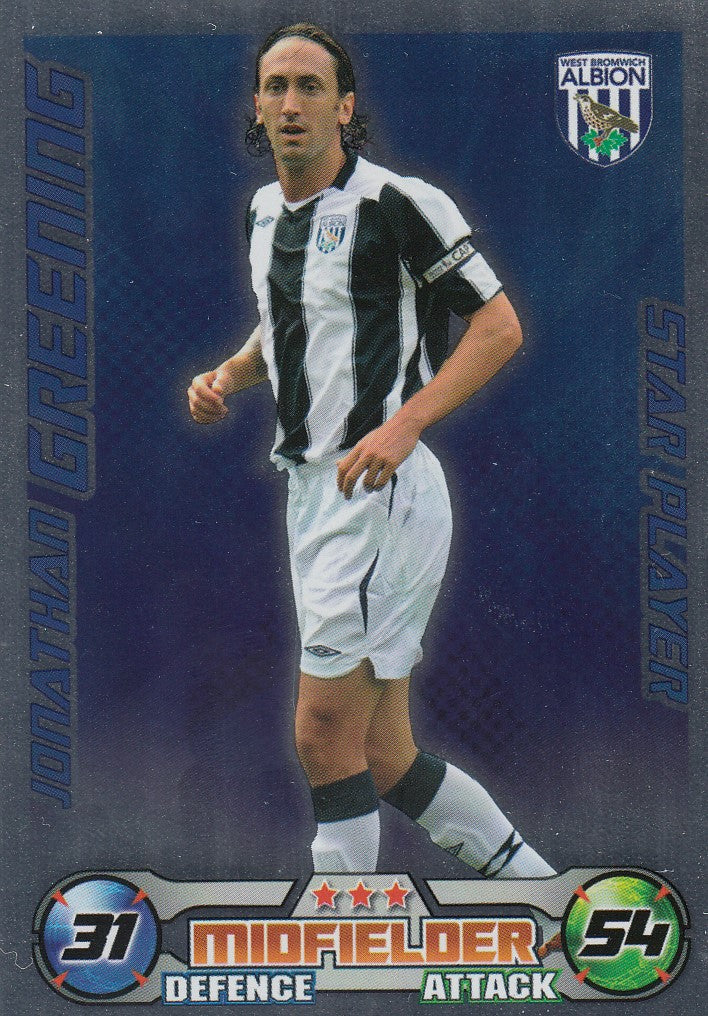 323. JONATHAN GREENING - WEST BROMWICH - STAR PLAYER