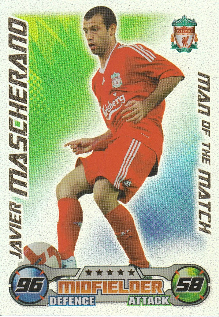 MOM027. JAVIER MASCHERANO - LIVERPOOL - MAN OF THE MATCH