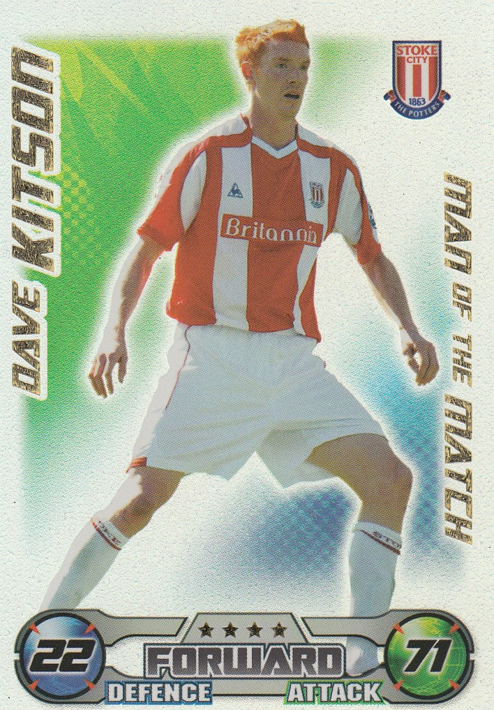 MOM045. DAVE KITSON - STOKE - MAN OF THE MATCH
