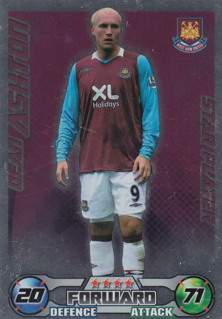 342. DEAN ASHTON - WEST HAM - STAR PLAYER