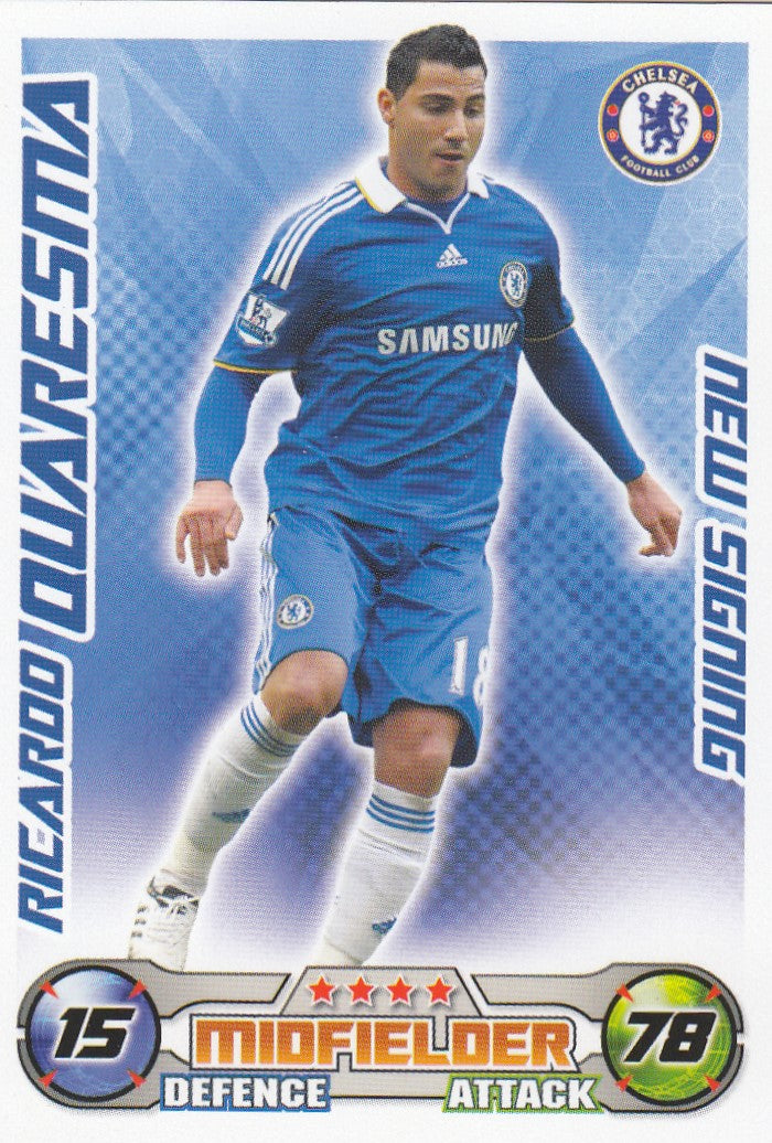 EX-NS-005. RICARDO QUARESMA - CHELSEA - NEW SIGNING