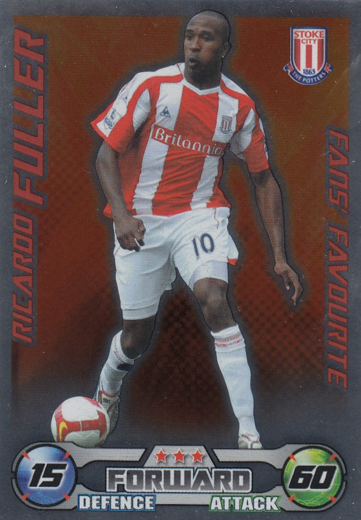 EX-FF-015. RICARDO FULLER - STOKE CITY - FANS FAVORITE
