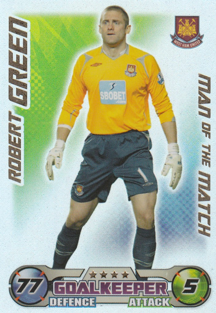EX-MOM-019. ROBERT GREEN - WEST HAM UNITED - MAN OF THE MATCH