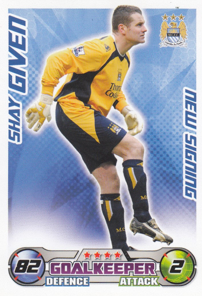 EX-NS-010. SHAY GIVEN - MANCHESTER CITY - NEW SIGNING