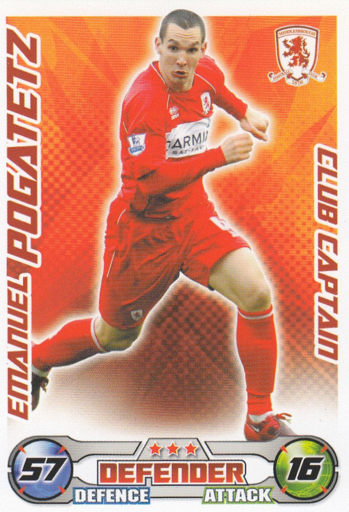 EX-CC-012. EMANUEL POGATETZ - MIDDLESBROUGH - CLUB CAPTAIN