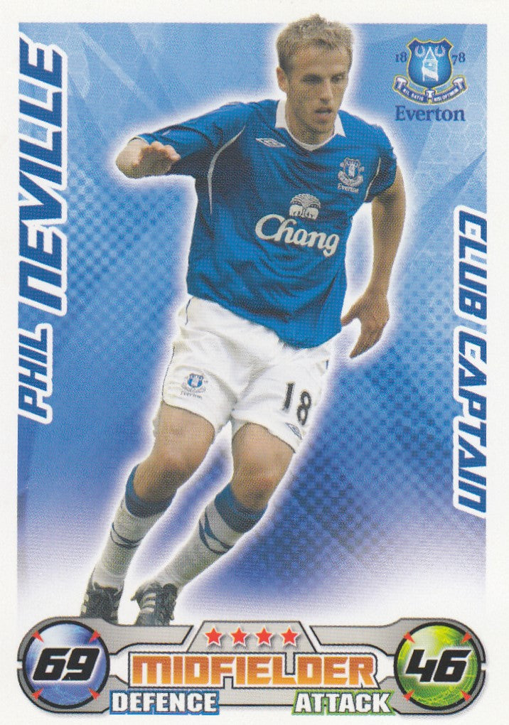 EX-CC-006. PHIL NEVILLE - EVERTON - CLUB CAPTAIN