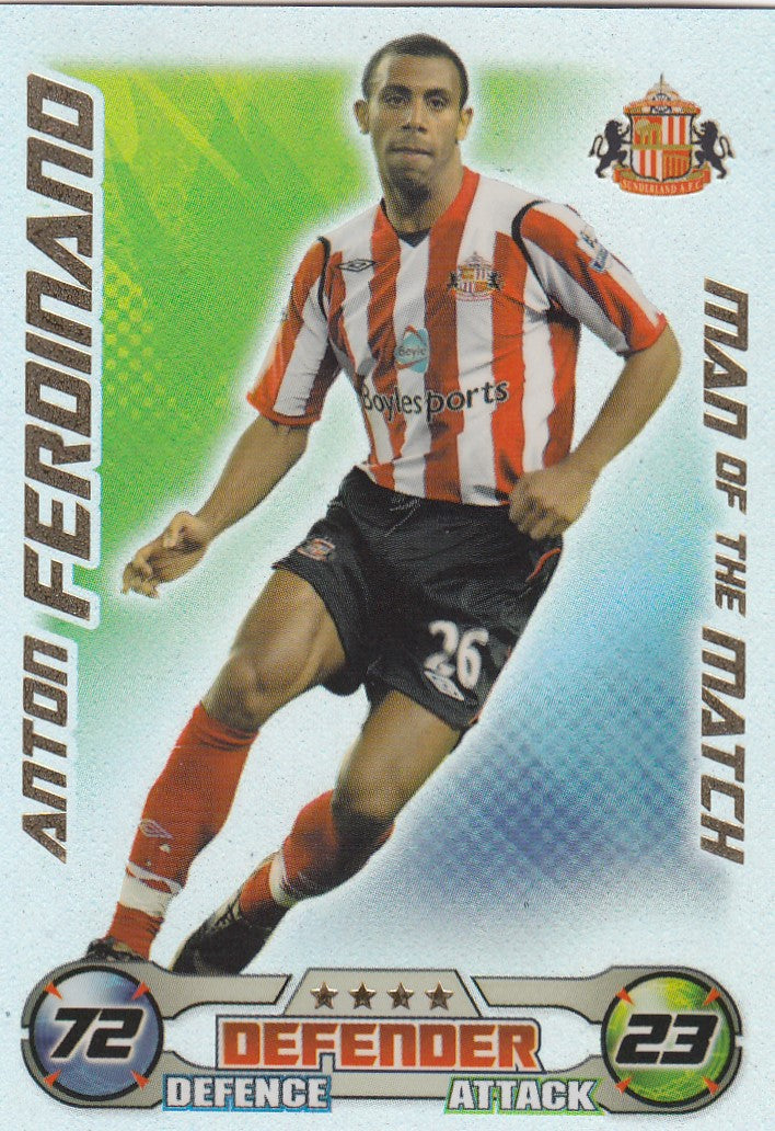 EX-MOM-016. ANTON FERDINAND - SUNDERLAND - MAN OF THE MATCH