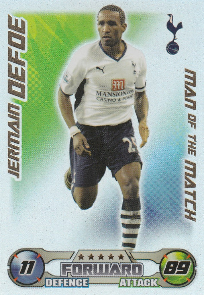 EX-MOM-017. JERMAIN DEFOE - TOTTENHAM - MAN OF THE MATCH