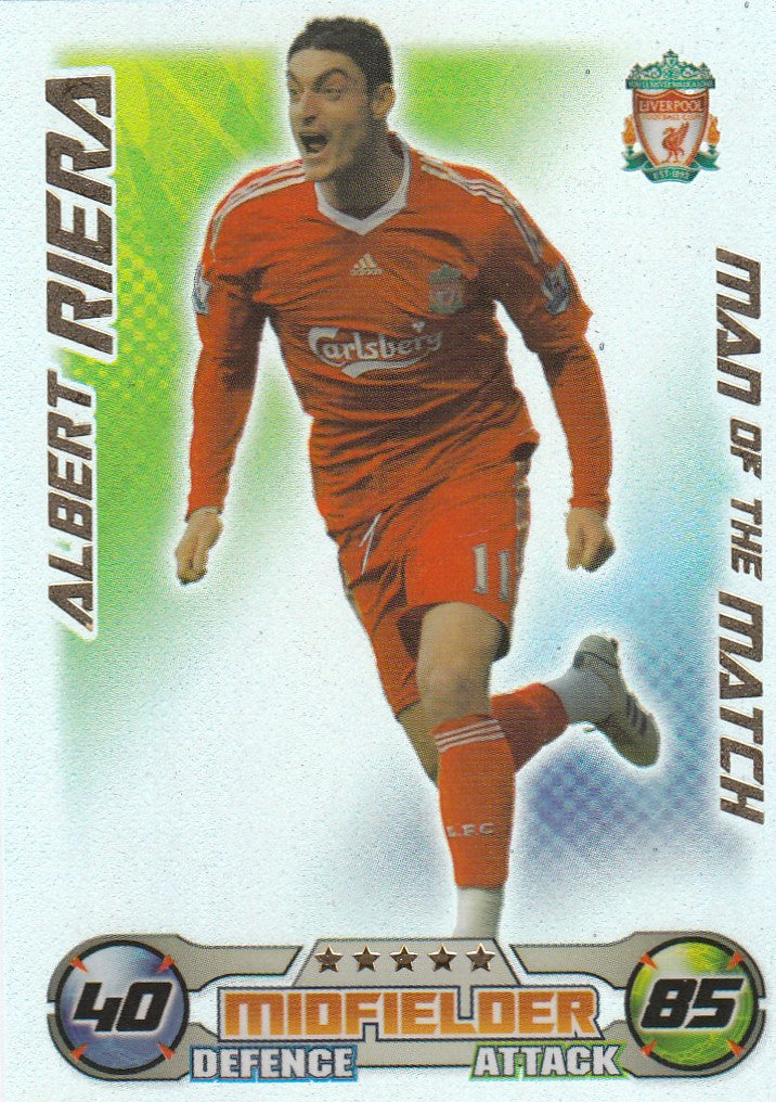 EX-MOM-009. ALBERT RIERA - LIVERPOOL - MAN OF THE MATCH