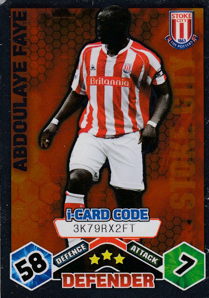 269. ABDOULAYE FAYE - STOKE CITY - i-CARD