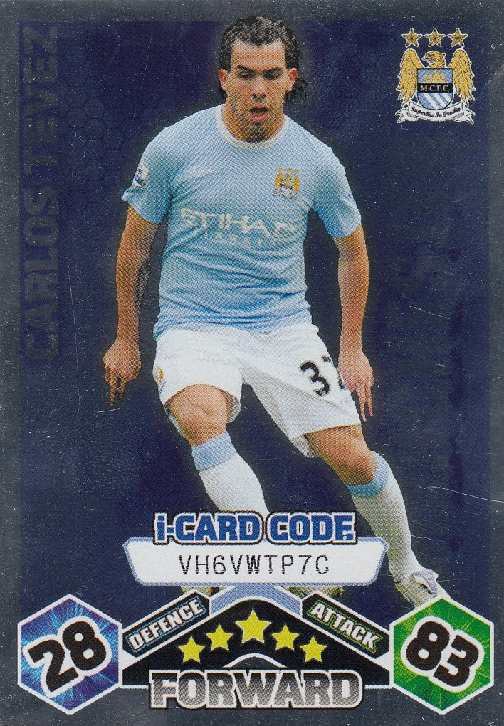 216. CARLOS TEVEZ - MANCHESTER CITY - i-CARD