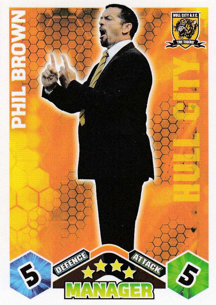 MA-010. PHIL BROWN - HULL CITY - MANAGER