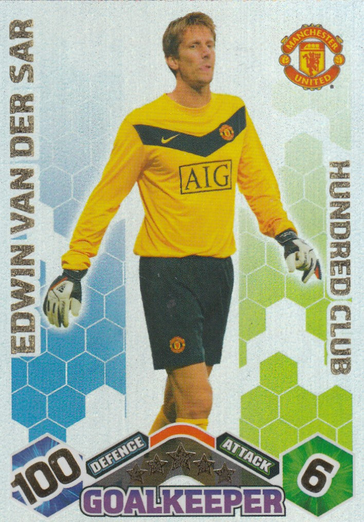 HC-001. EDWIN VAN DER SAR - MANCHESTER UNITED - HUNDRED CLUB