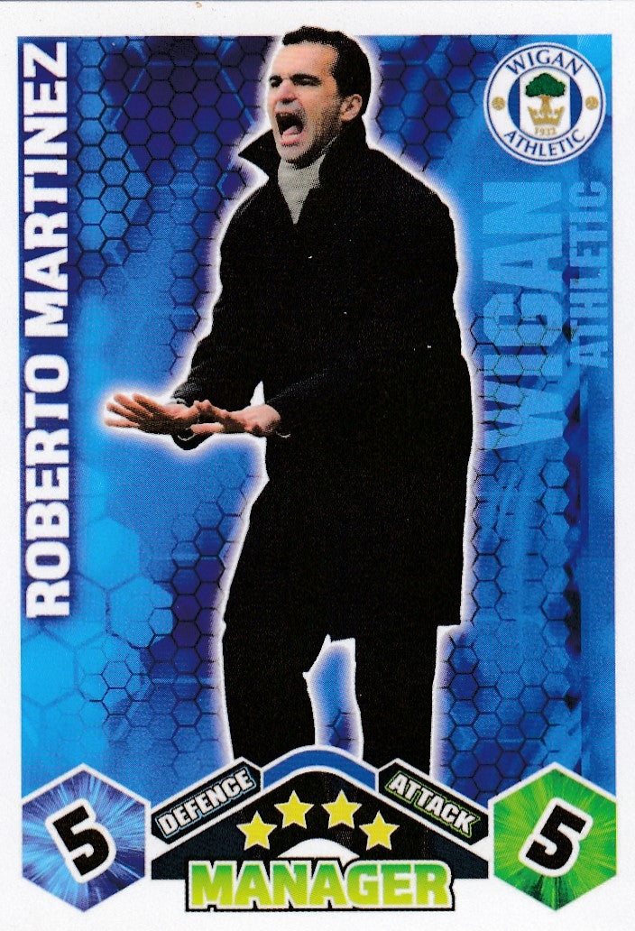 MA-019. ROBERTO MARTINEZ - WIGAN ATHLETIC - MANAGER