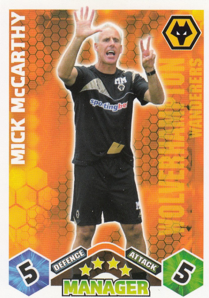 MA-020. MICK MCCARTHY - WOLVERHAMPTON WANDERERS - MANAGER